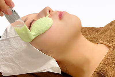 沈静パック・お仕上げ